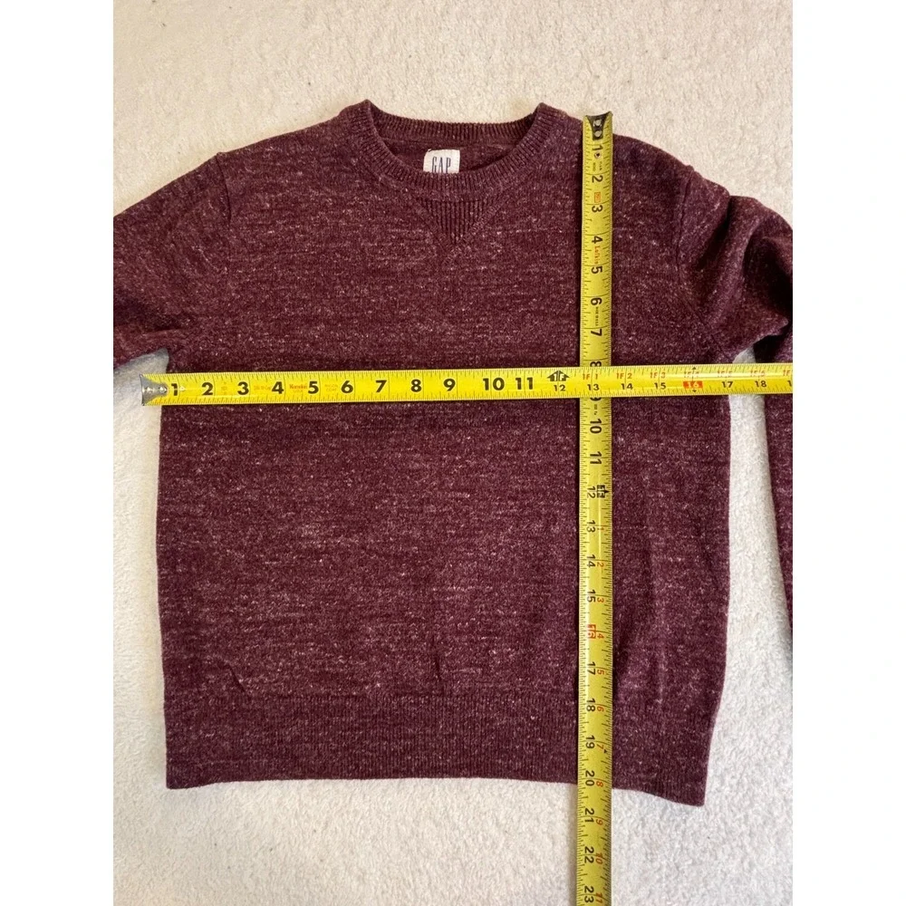 Gap Sweater Unisex Kids XL Maroon Knitted Long Sleeve‎ Cozy Warm Outdoor Winter
